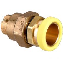 Raccord Flexiclic entrée DN 15, sortie 1/2 male joint plat