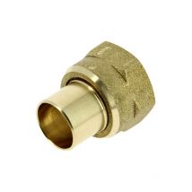 Raccord gaz 2 pièces femelle 20x150 pour tube cuivre Ø14