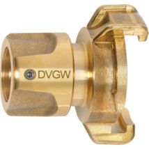 Geka - Raccord ktw. En laiton. Douille enfichable et griffe. sb