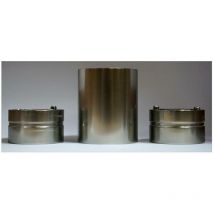 Raccord jonction aluminium Inox brillant