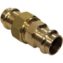 Ibp Bänninger - Raccord laiton à sertir et à visser - Union droit ff Ø28