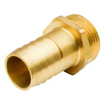 Raccord laiton cannelé embout mâle 33/42 (1''1/4), cannelure Ø40mm