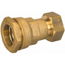 Raccord laiton compression acs Femelle écrou libre 1' PEØ25