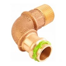Aalberts - Coude 90°, femelle - mâle - 3/8' - 14 mm Integrated Piping Systems