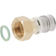 Raccord laiton multicouche, écrou tournant femelle 26x34 / 26mm sans plomb