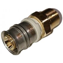 Raccord laiton nickelé multicouche mâle 12X17/16 mm, sans plomb