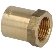Markenlos - Raccord À Braser Laiton Rouge Manchon De Transition 10 Mm X 1/2'' F/ff