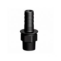 CPP - Raccord male 3/4' - cannelé droit Ø19mm