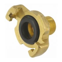 Raccord d'arrosage mâle Capvert - Laiton express - Filetage 15 x 21 mm