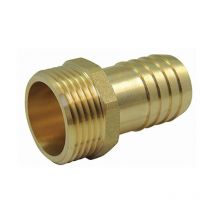 Raccord male fileté - cannelé male en laiton ø a: 1/4'' ø b: 12mm