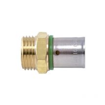 Raccord à sertir pour per droit à visser m 12-12x17