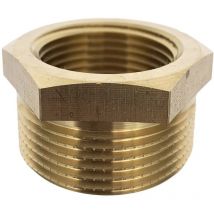 Monmobilierdesign - Raccord mamelon réduction mâle femelle en laiton à visser ø 3/4' x 1/2' - à l'unité