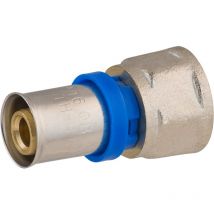 Raccord femelle fixe à sertir pour tube multicouche NOYON & THIEBAULT F15x21 - Ø16