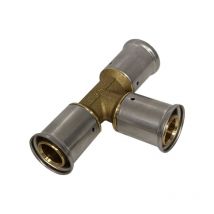 Raccord multicouche à sertir be té égal - Ø32x3,0 Henco