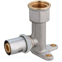 Raccord multicouche à sertir TH - Coude allongé Femelle 1/2" (15/21) - Ø20x2,0 - Arcanaute
