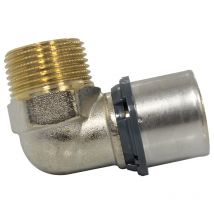 Raccord multicouche à sertir TH - Coude Mâle 1" (26/34) - Ø32x3,0 - Arcanaute