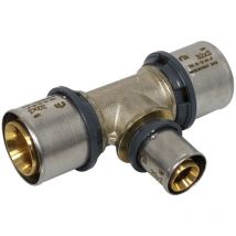 Arcanaute - Raccord multicouche à sertir th - Té inégal Ø32x3,0 - Ø20x2,0 - Ø32x3,0