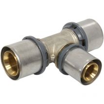 Arcanaute - Raccord multicouche à sertir th - Té inégal Ø32x3,0 - Ø26x3,0 - Ø32x3,0