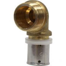 Blansol - Raccord multicouche à sertir coude mâle (20/27) 3/4 - Ø20x2,0 - multipex