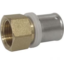 Raccord multicouche à sertir droit femelle (15/21) 1/2 - Ø20x2,0 - multipex