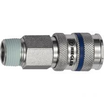 Holthaus Medical - Raccord rapide dn 7,8 Filetage extérieur Acier filetage r 1/2 20,95 mm