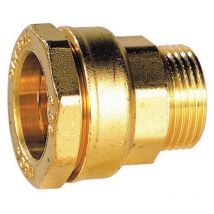 Raccord PE eau laiton serrage ext M 27 20x27