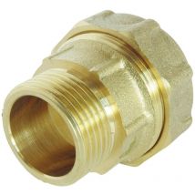 Somatherm For You - Raccord laiton droit Serrage Extérieur pour tube pe Ø25 mm - Mâle 3/4