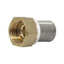 Ac-fix - Raccord per à sertir Ø16x1,5 - Femelle écrou Libre 1/2 (15/21) - ibp Bänninger