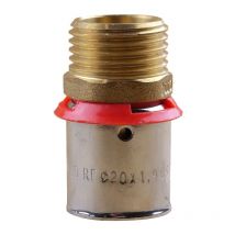 Barbi Blansol - Raccord per à sertir Ø20x1,9 - Mâle 1/2 (15/21) - ibp Bänninger