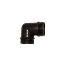 Spido - Raccord plastique coudé à visser pour pompe m 33/42 - m 26/34