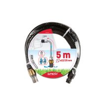 Raccord plastique coudé cannelé f 33/42 30 - Spido