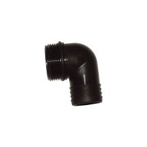 Spido - Raccord plastique coudé cannelé m 33/42 30
