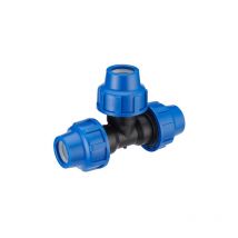 Raccord plastique pour tuyau polyéthylène té égal diam. 20