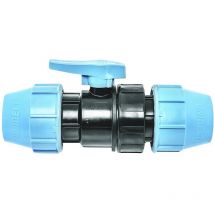 Vanne à compression pour tube pe Ø25