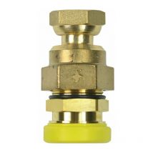 Raccord plt femelle écrou tournant à joint plat gaz Clap Chuchu Decayeux diamètre 15 - 1/2'