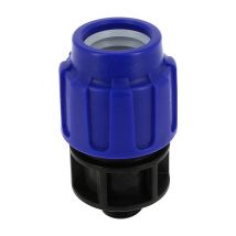 Raccord polypropylène compression 10bar Mâle 1' pe Ø40