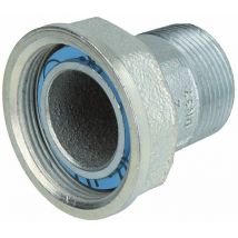 Raccord pour compteur gaz droit 1 1/4'' pour compteur gaz bitube galvanisé