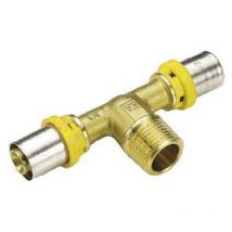 Raccord pour tee de gaz mâle