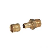 Raccord pour tubes p.e.r. a glissement male 3/4' - 20x1,9 bg