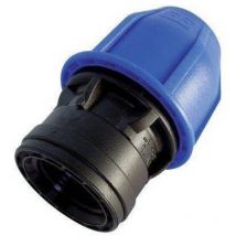 Raccord pour tuyau polyéthylène droit femelle 20mm - 20x27