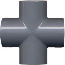 Raccord pvc pression en croix ø25 mm