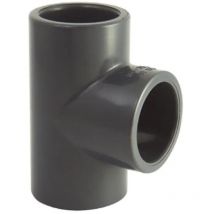Raccord PVC pression - Té 90° PVC pression à coller FF Ø40