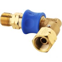 raccord gaz quick release coupling 8mm modèle coudé - CADAC