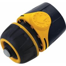 Raccord rapide 15mm à encliquer – PVC – Jardin piscine – Configuration raccord, Diamètre du raccordement, Forme du raccord, Matières – Sodigreen