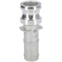 Raccord Rapide À Cames Inox Adaptateur Cannelé E - 1/2'' (15/21)