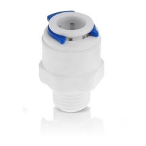 Raccord rapide droit filetage mâle 1/4' pour tuyau 1/4'