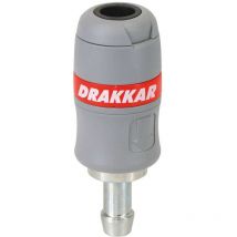 Raccord Rapide Femelle Professionnel Tuyau 8mm -50m3 -Drakkar 01362