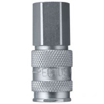 Legris - Raccord rapide pneumatique Filetage femelle vers Femelle 1/4 in Female 23mm 1/4pouces Échange industriel, ( Prix pour 1 )