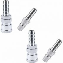 Cyslmuk - Raccord rapide pour air comprimé, flexible d'air, connecteur coupleur, raccord pneumatique pour compresseur, raccord rapide pneumatique (2