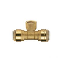 Raccord à enclipser,Itap-fit Té avec sortie femelle 28mm x 1' x 28mm'